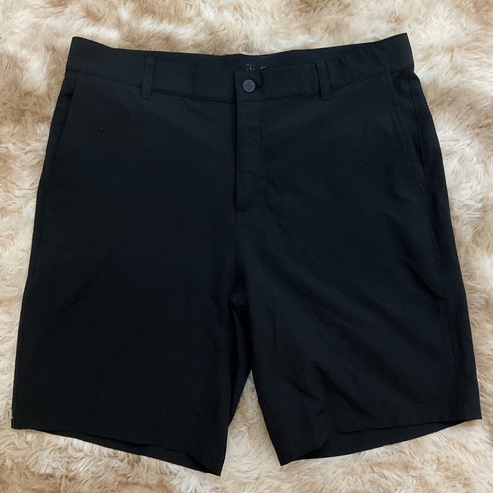 Soybu Mens Performance Golf Shorts Black Size 34 Active Stretch 1727039